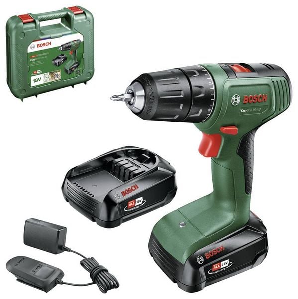 Produktbild: Bosch Home and Garden EasyDrill 18V-40 06039D8005 Akku-Bohrmaschine, Akku-Bohrschrauber 18 V 2 Ah Li-Ion