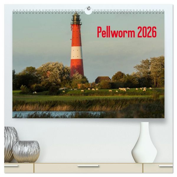 Produktbild: Pellworm 2026 (hochwertiger Premium Wandkalender 2026 DIN A2 quer), Kunstdruck in Hochglanz