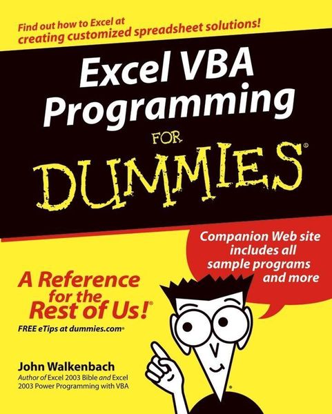 Produktbild: Excel VBA Programming For Dummies