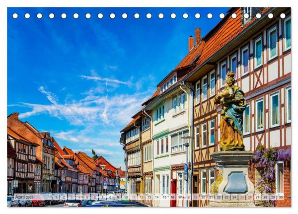 Produktbild: Duderstadt Impressionen (Tischkalender 2026 DIN A5 quer), CALVENDO Monatskalender