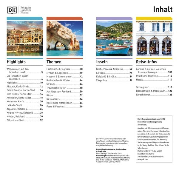 Produktbild: TOP10 Reisef&uuml;hrer Korfu & Ionische Inseln