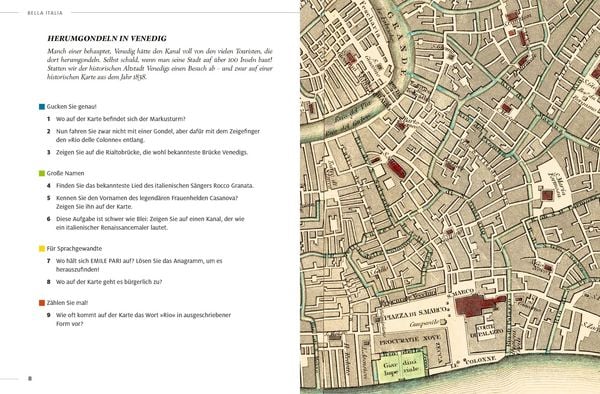 Produktbild: R&auml;tselbuch der Landkarten