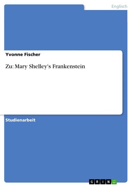 Produktbild: Zu: Mary Shelley's Frankenstein