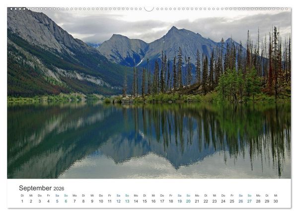 Produktbild: Reise durch Alberta und British Columbia (hochwertiger Premium Wandkalender 2026 DIN A2 quer), Kunstdruck in Hochglanz