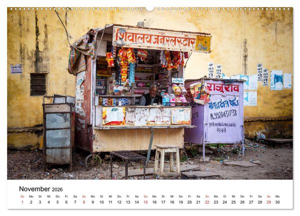 Produktbild: Indien: Menschen &bull; Farben &bull; Religionen (hochwertiger Premium Wandkalender 2026 DIN A2 quer), Kunstdruck in Hochglanz