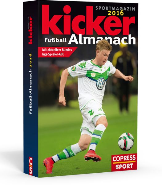 Produktbild: Kicker Fu&szlig;ball-Almanach 2016