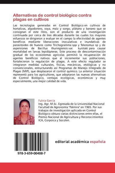 Produktbild: Alternativas de control biol&oacute;gico contra plagas en cultivos