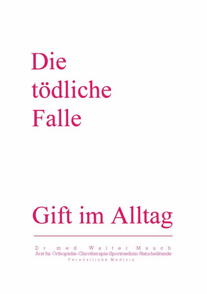 Produktbild: Die T&ouml;dliche Falle