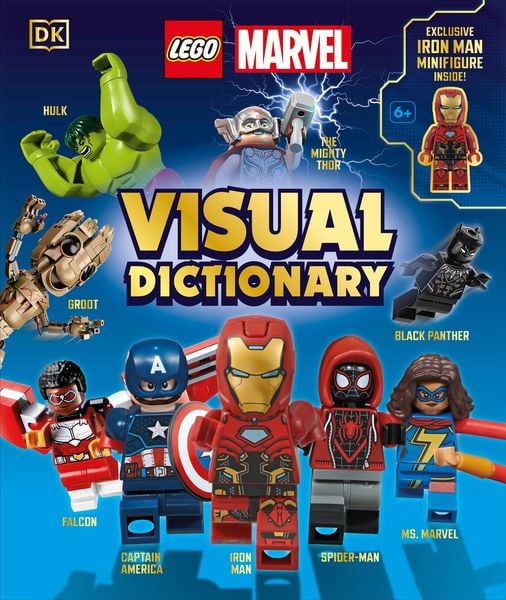 LEGO Marvel Visual Dictionary, Gebundene Ausgabe von Simon Hugo,Amy Richau, Dorling Kindersley, 978-0-241-62142-4