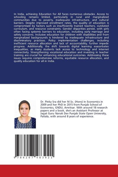 Produktbild: Education for All: Issues and Challenges