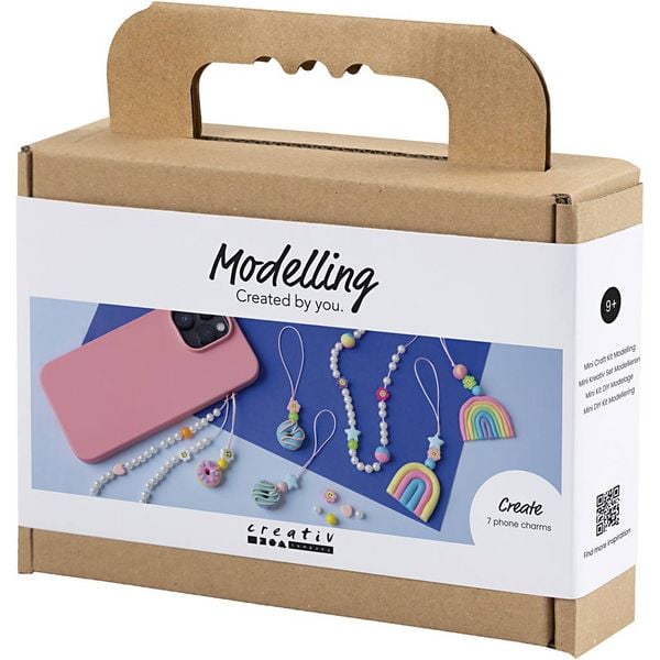 Produktbild: Creativ Company Mini Kreativ Set Modellieren, Mobile Anh&auml;nger, sortierte Farben