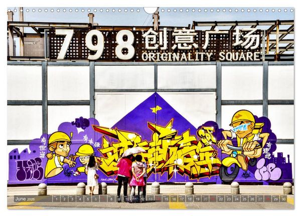 Produktbild: Streetart for Globetrotters (Wall Calendar 2026 DIN A3 landscape), CALVENDO 12 Month Wall Calendar