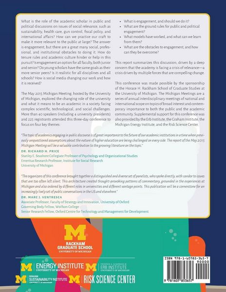 Produktbild: Academic Engagement in Public and Political Discourse