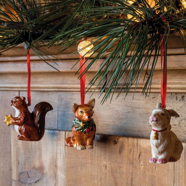 Nostalgic Ornaments Ornamente Waldtiere, Set 3tlg.