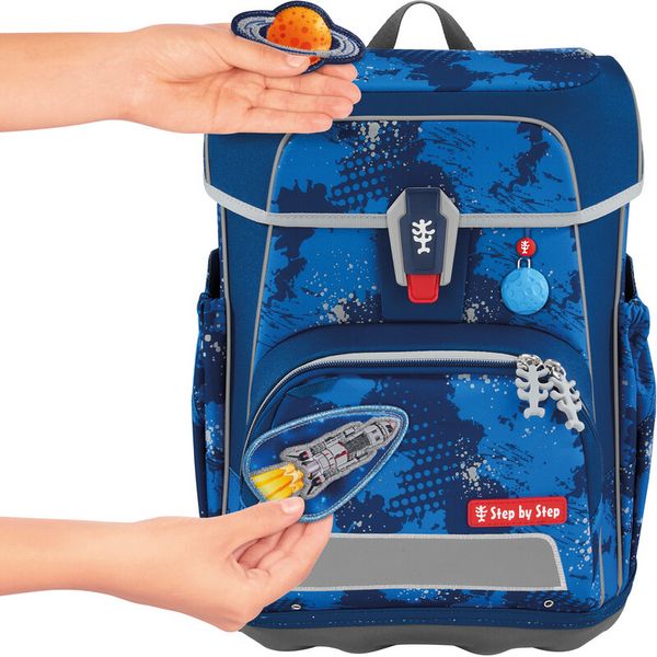 Produktbild: STEP BY STEP&reg;&nbsp;Schulrucksack-Set CLOUD REFLECT 5teilig Special Edition, Rocket Novo