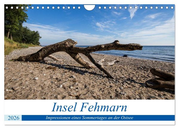 Produktbild: Insel Fehmarn - Impressionen eines Sommertages an der Ostsee (Wandkalender 2026 DIN A4 quer), CALVENDO Monatskalender