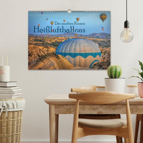 Produktbild: Hei&szlig;luftballons Die sanften Riesen (Wandkalender 2026 DIN A3 quer), CALVENDO Monatskalender
