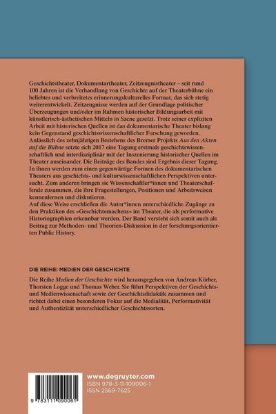 Produktbild: Geschichte im Rampenlicht