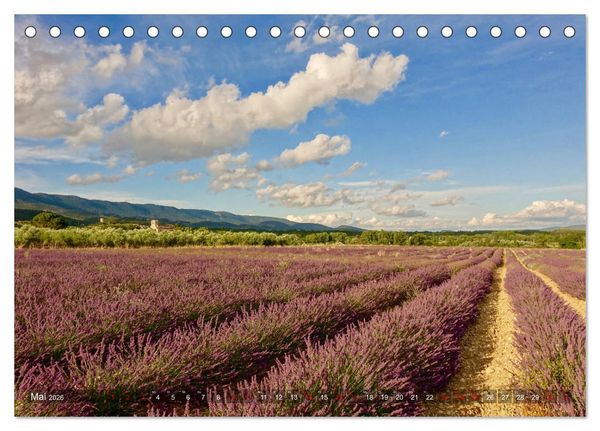 Produktbild: Lavendel. Der Duft der Provence (Tischkalender 2026 DIN A5 quer), CALVENDO Monatskalender