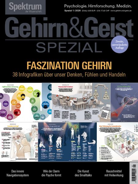 Produktbild: Gehirn&Geist Spezial 1/2026 Faszination Gehirn