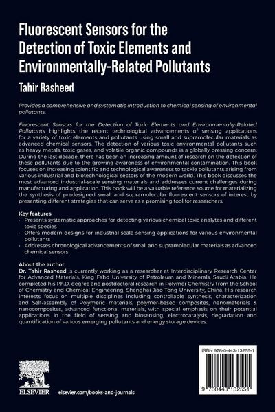 Produktbild: Fluorescent Sensors for the Detection of Toxic Elements and Environmentally-Related Pollutants