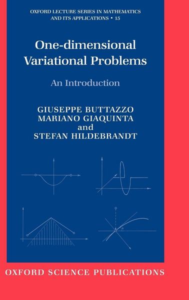 Produktbild: One-Dimensional Variational Problems