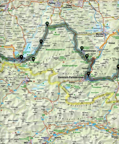 Produktbild: FolyMaps Deutsche Alpenstra&szlig;e Spezialkarte