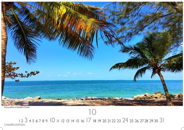 Produktbild: Florida Kalender 2027 &ndash; Wandkalender | Fotokalender Nordamerika 24x35cm &ndash; Sonne, Palmen & Str&auml;nde: Farbenfrohe Motive aus dem Sunshine State f&uuml;r deine Wanddeko
