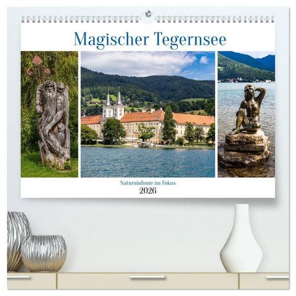Produktbild: Magischer Tegernsee (hochwertiger Premium Wandkalender 2026 DIN A2 quer), Kunstdruck in Hochglanz