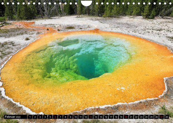 Produktbild: Zauberhaftes Yellowstone - Einzigartige Farben und Formen der Natur (Wandkalender 2022 DIN A4 quer)