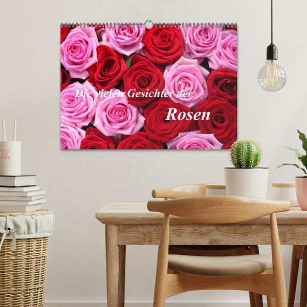 Produktbild: Die vielen Gesichter der Rosen (Wandkalender 2026 DIN A3 quer), CALVENDO Monatskalender