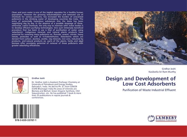 Produktbild: Design and Development of Low Cost Adsorbents
