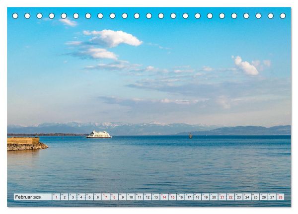 Produktbild: Traumhafter Bodensee (Tischkalender 2026 DIN A5 quer), CALVENDO Monatskalender