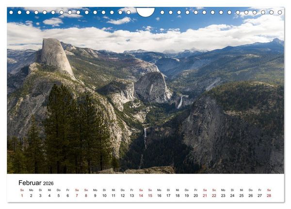 Produktbild: Naturparadiese zwischen Los Angeles und Las Vegas (Wandkalender 2026 DIN A4 quer), CALVENDO Monatskalender
