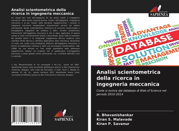 Produktbild: Analisi scientometrica della ricerca in ingegneria meccanica