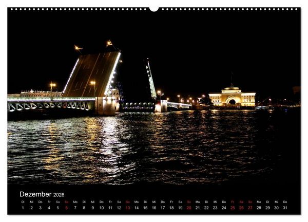 Produktbild: St. Petersburg (Wandkalender 2026 DIN A2 quer), CALVENDO Monatskalender