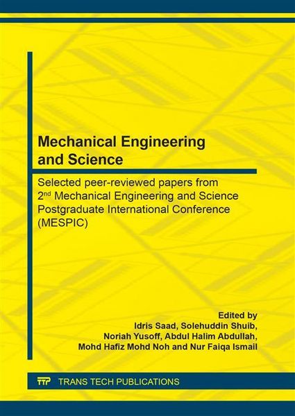 Produktbild: Mechanical Engineering and Science