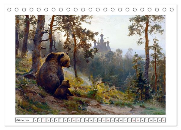 Produktbild: Reise mit der ostslawischen Seele (Tischkalender 2026 DIN A5 quer), CALVENDO Monatskalender
