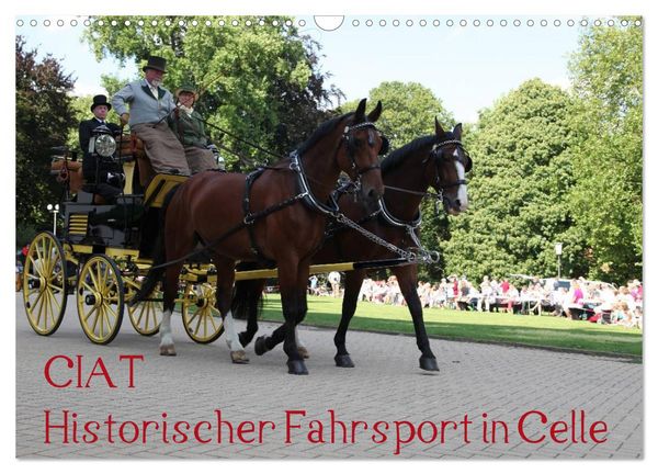 Produktbild: CIAT - Historischer Fahrsport in Celle (Wandkalender 2026 DIN A3 quer), CALVENDO Monatskalender