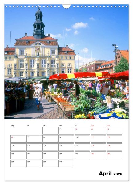 Produktbild: L&uuml;neburg, von der sch&ouml;nsten Seite (Wandkalender 2026 DIN A3 hoch), CALVENDO Monatskalender