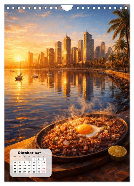 Produktbild: Philippinen - Eine Schlemmerreise durch die Perle des Orients (Wandkalender 2027 DIN A4 hoch), CALVENDO Monatskalender