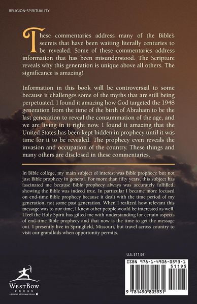 Produktbild: Daniel's Commentary on Bible Prophecy