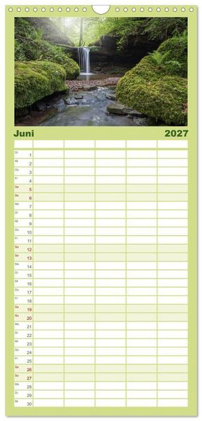 Produktbild: Familienplaner 2027 - Heimat Entdecken - Eifel mit 5 Spalten (Wandkalender, 21 x 45 cm) CALVENDO