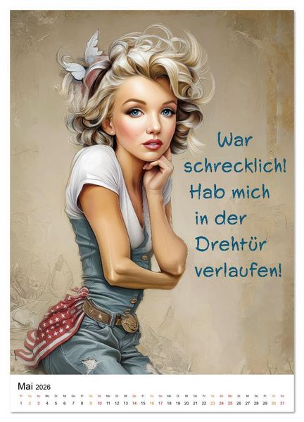 Produktbild: Blond mit Verstand (Wandkalender 2026 DIN A3 hoch), CALVENDO Monatskalender