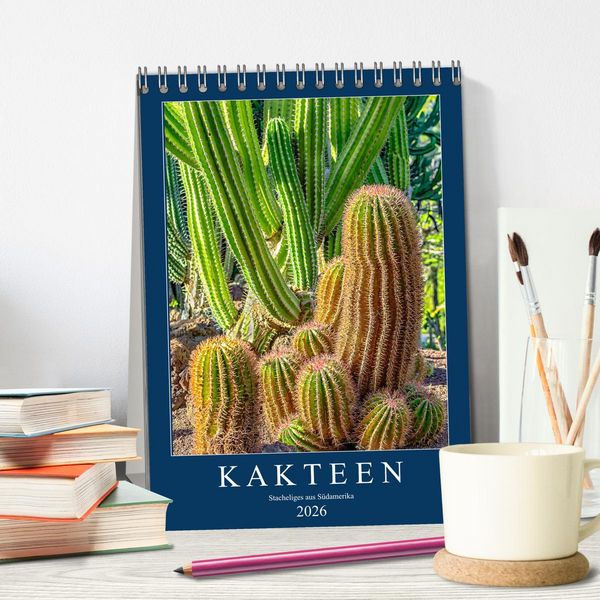 Produktbild: Kakteen - Stacheliges aus S&uuml;damerika (Tischkalender 2026 DIN A5 hoch), CALVENDO Monatskalender
