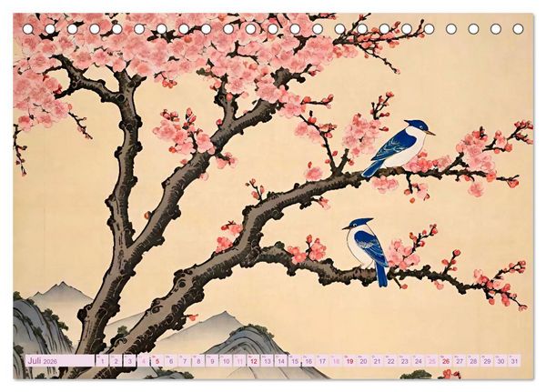 Produktbild: Hanami in Japan (Tischkalender 2026 DIN A5 quer), CALVENDO Monatskalender