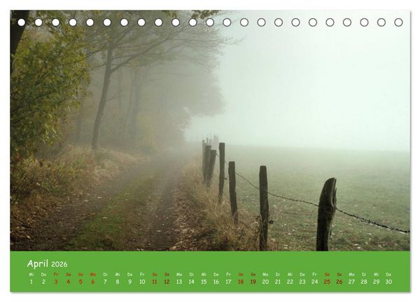 Produktbild: Bergisches Land (Tischkalender 2026 DIN A5 quer), CALVENDO Monatskalender
