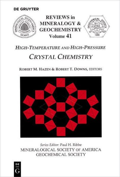 Produktbild: High-Temperature and High Pressure Crystal Chemistry