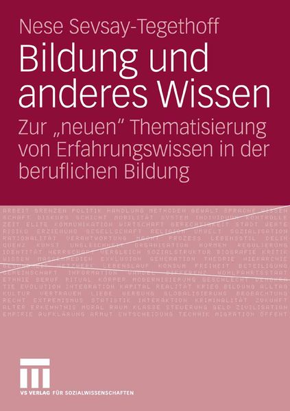 Produktbild: Bildung und anderes Wissen