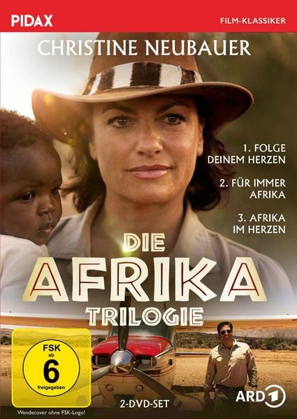Produktbild: Die Afrika-Trilogie / Die komplette 3-teilige Spielfilmreihe mit Starbesetzung (Pidax Film-Klassiker) [2 DVDs]